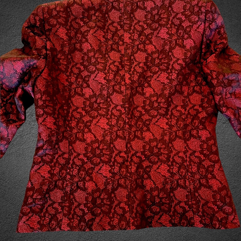 Evan Picone Black Label Victorian Design Blazer - Picture 9 of 10